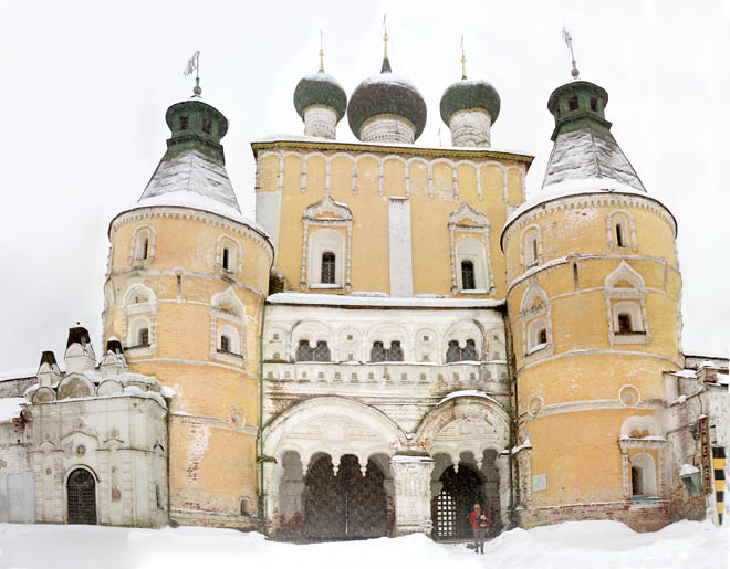 northen gate of Borisoglebskii monastery