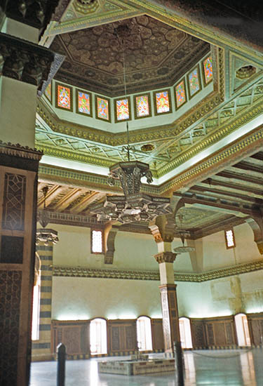 grand hall on the upper floor of the gate tower